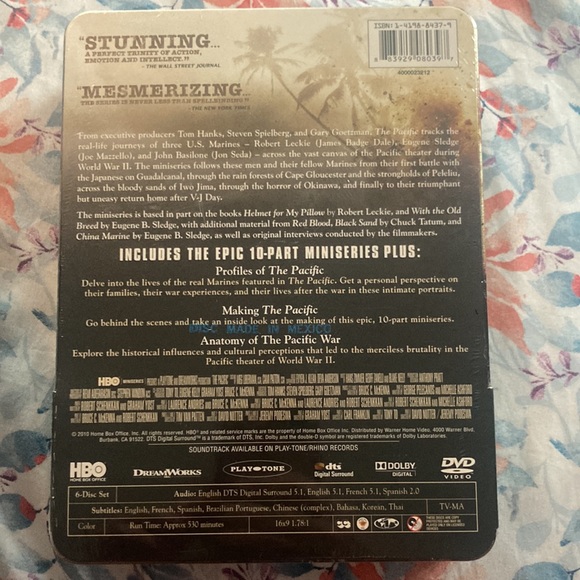 The Pacific DVD in case, Never Open - Picture 4 of 4
